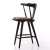 Four Hands Ripley Counter Stool - Black Oak - Whiskey Saddle