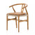 Four Hands Muestra Dining Chair W/ Cushion - Natural Teak - Whiskey Saddle