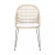 Four Hands Bandera Outdoor Woven Dining Chair - Vintage White - White