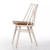 Four Hands Lewis Windsor Chair - Off White - Whiskey Saddle