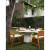 Four Hands Bowman Outdoor Dining Table - White Concrete