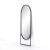 Four Hands Dawson Floor Mirror - Matte Black (Closeout)