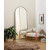 Four Hands Georgina Floor Mirror - Iron Matte Black