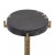 Four Hands Jonty Round End Table - Dark Petrified Wood