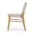 Four Hands Delmar Outdoor Dining Chair - Natural Teak - Ivory Rope