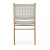 Four Hands Delmar Outdoor Dining Chair - Natural Teak - Ivory Rope