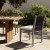 Four Hands Sherwood Outdoor Dining Chair, Weathered Grey - Natural Ivory