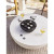 Four Hands Basil Outdoor Round Coffee Table - Matte White - 36"