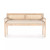 Four Hands Clarita Accent Bench - White Wash Mango