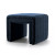 Four Hands Augustine Ottoman - 21" - Sapphire Navy