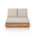 Four Hands Kinta Outdoor Double Chaise Lounge - Faye Sand