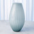 Global Views Cased Glass Stripe Vase - Blue - Lg