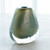 Global Views Conical Vase - Green Gold