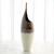 Global Views Curved Vase - Amethyst Drip - Low Stem