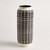 Global Views Graphic Grid Cylinder Vase - Black/White