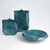 Global Views Low Bowl - Round - Teal