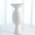 Global Views Low Chiseled Orb Vase - Matte White - Sm