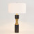 Global Views Marble Cinch Lamp - Black