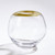 Global Views Organic Formed Vase - Gold Rim - Lg