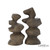 Global Views S/2 Mguyon Sculptures - Dark Grey