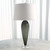 Global Views Teardrop Glass Lamp - Grey