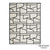 Global Views Zig Zag Rug - Ivory/Black - 12 x 15