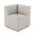 Four Hands BYO: Augustine Dining Banquette - Corner Chair - Orly Natural