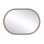 Four Hands Dasha Small Mirror - Iron Matte Brass