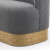 Four Hands Krista Dining Bench - Knoll Charcoal