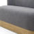 Four Hands Krista Dining Bench - Knoll Charcoal