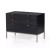 Four Hands Trey Large Nightstand - Black Wash Poplar