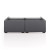 Four Hands Westwood Double Chaise Sectional - 87" - Bennett Charcoal