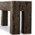 Four Hands Abaso Console Table - Ebony Rustic Wormwood Oak