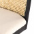 Four Hands Antonia Cane Armless Desk Chair - Brushed Ebony