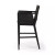 Four Hands Antonia Cane Bar Stool - Brushed Ebony - Sonoma Black (Closeout)