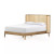 Four Hands Antonia Cane Bed - Toasted Parawood - King