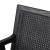 Four Hands Antonia Cane Dining Armchair - Brushed Ebony - Savile Charcoal