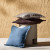 Four Hands Baja Outdoor Pillow - Dove Taupe Faux Linen - Cover + Insert