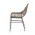 Four Hands Bandera Outdoor Woven Dining Chair - Distressed Grey - White