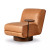 Four Hands Bronwyn Swivel Chair W/ Side Table - Palermo Cognac W/ Almond