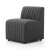 Four Hands BYO: Augustine Dining Banquette - Chair - Fiqa Boucle Charcoal