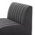Four Hands BYO: Augustine Dining Banquette - Chair - Fiqa Boucle Charcoal