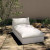 Four Hands BYO: Grant Outdoor Sectional - Faye Cream - Chaise Piece