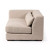 Four Hands BYO: Sena Sectional - Left Chaise Sofa Piece - Alcala Wheat