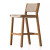 Four Hands Delano Outdoor Bar Stool - Natural Teak