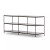 Four Hands Felix Large Console Table - Grey W/Clear Powder Coat