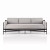 Four Hands Hearst Outdoor Sofa - 99" - Venao Grey