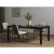 Four Hands Isador Dining Table - Black Wash Polar - 78"