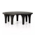 Four Hands Kelden Coffee Table - Raw Black