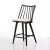 Four Hands Lewis Windsor Counter Stool - Black Oak - Cream Shorn Sheepskin